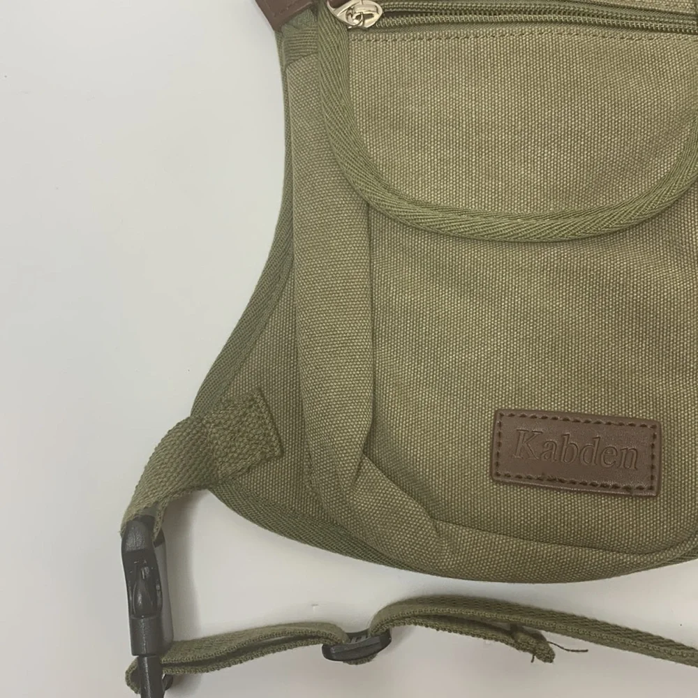 Kabden | Green Canvas Outdoor Tactical Fishing Waist Leg Bag | Military Travel - Picture 5 of 13